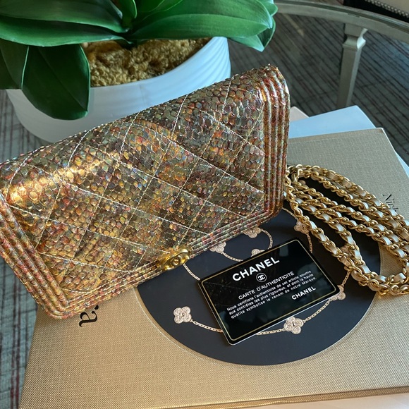 RARE ⭐️Authentic Chanel Python WOC Bag ⭐️ NWT - Picture 2 of 14